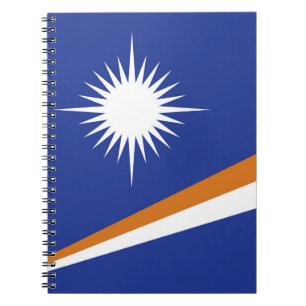 Marshall Islands flag Notebook