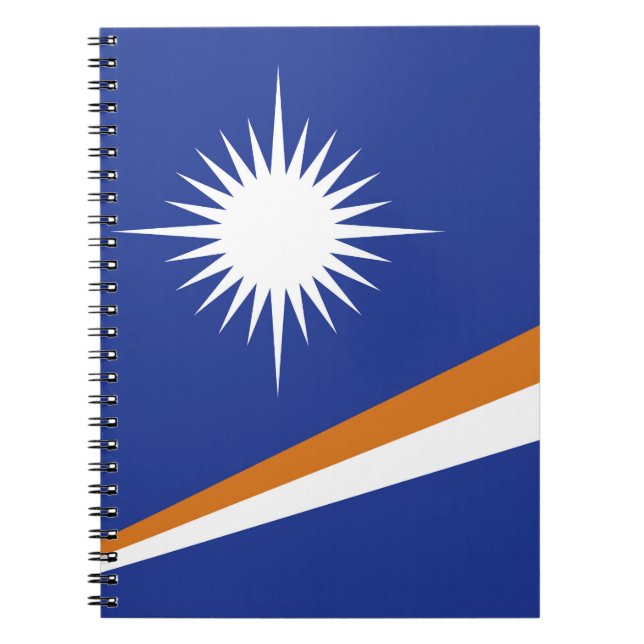 Marshall Islands flag Notebook (Front)