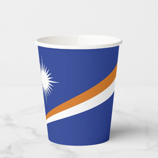 Marshall Islands flag Paper Cups (Left)
