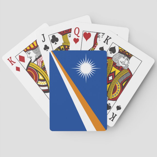 Marshall Islands Flag Playing Cards (Back)