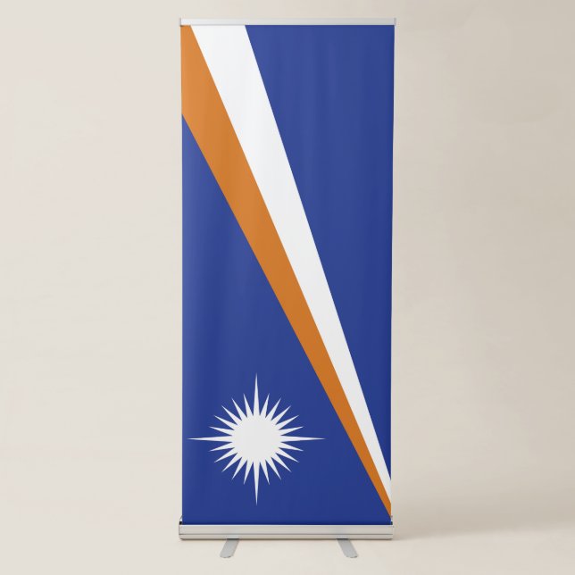 Marshall Islands flag Retractable Banner (Front)