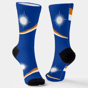 Marshall Islands Flag Socks