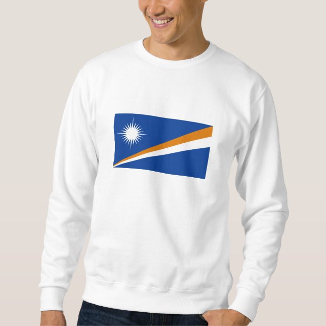Marshall Islands Flag Sweatshirt (Front)