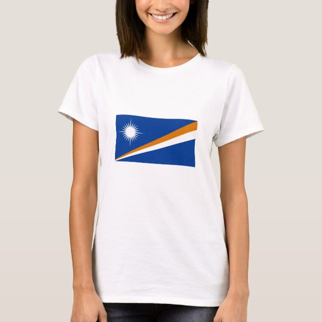 Marshall Islands Flag T-Shirt (Front)