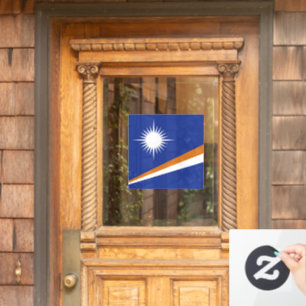 Marshall Islands flag Window Cling