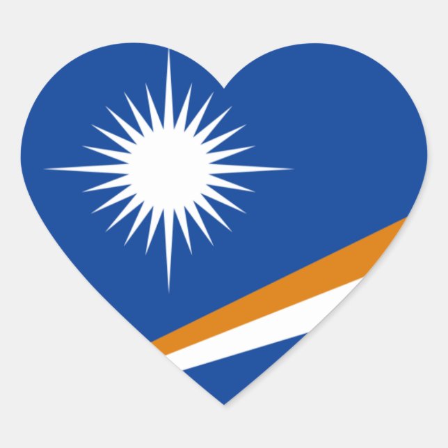 marshall islands heart sticker (Front)