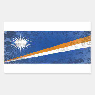 Marshall Islands Rectangular Sticker