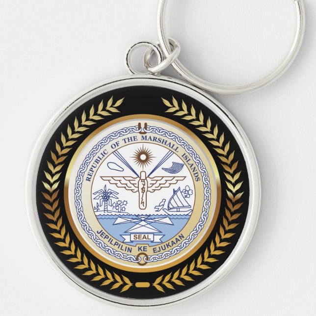 Marshall Islands Seal Key Ring (Front)