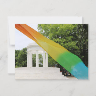 Marshall Michigan Pride Rainbow  Postcard