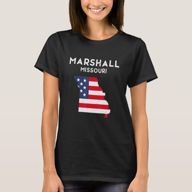 Marshall Missouri USA State America Travel Missour T-Shirt (Front)