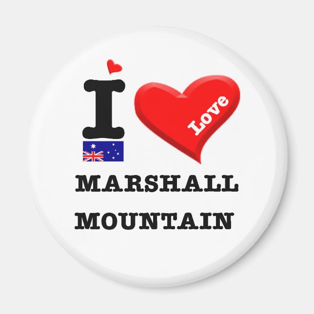 MARSHALL MOUNTAIN - I Love Magnet (Front)