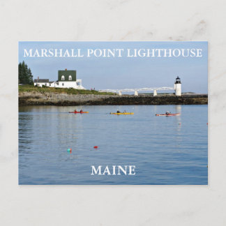 Marshall Point Light, Port Clyde Maine Postcard