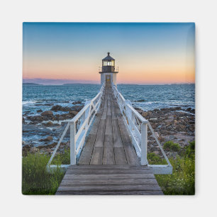 Marshall Point Lighthouse at Sunset Magnet