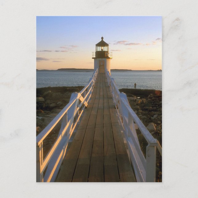 Marshall Point Lighthouse Maine Postcard (Front)