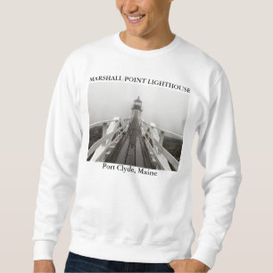 Marshall Point Lighthouse, Port Clyde Maine Sweatshirt