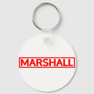 Marshall Stamp Key Ring