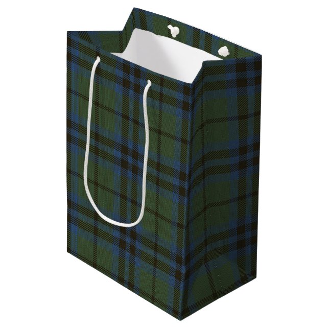 Marshall Tartan Medium Gift Bag (Front Angled)