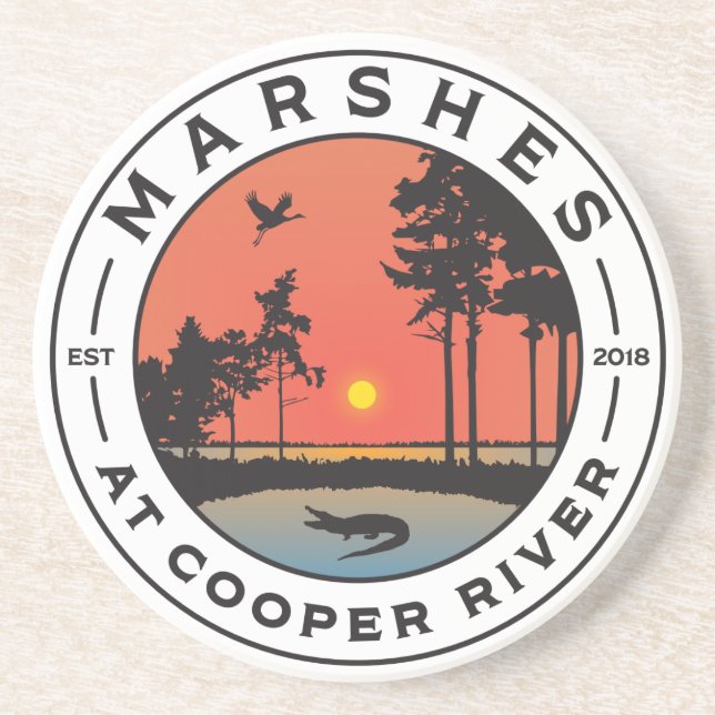 Marshes at Cooper River Coaster (Front)