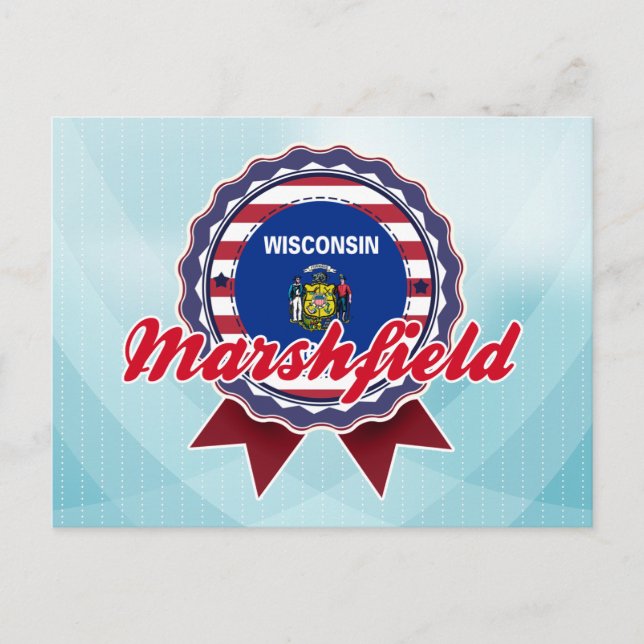 Marshfield, WI Postcard (Front)