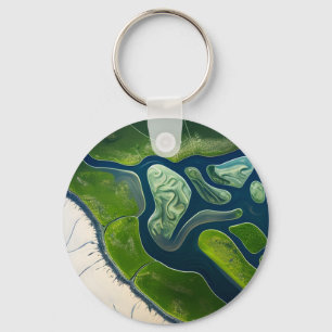 Marshland Elegance Key Ring
