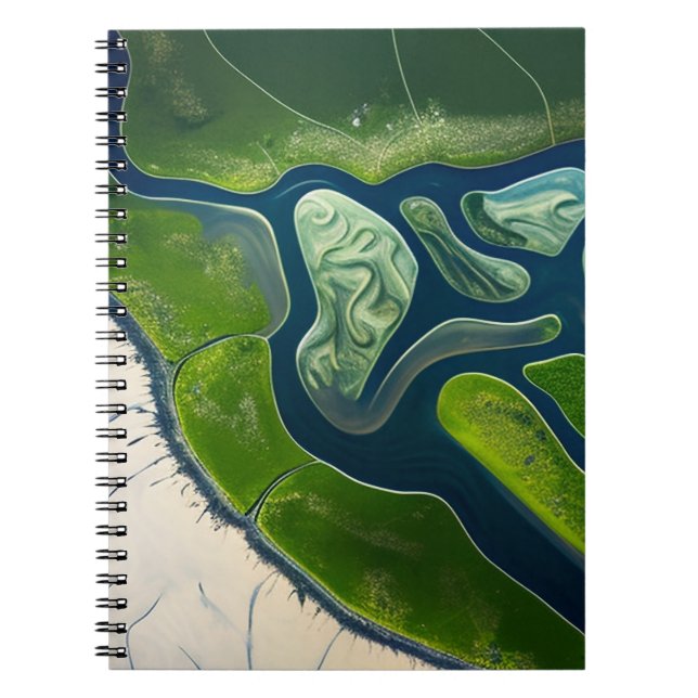 Marshland Elegance Notebook (Front)