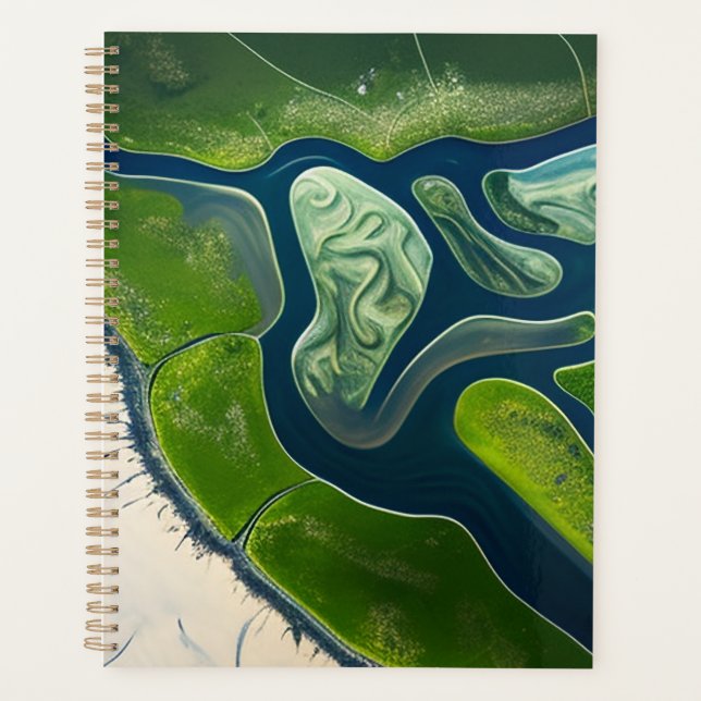Marshland Elegance Planner (Front)