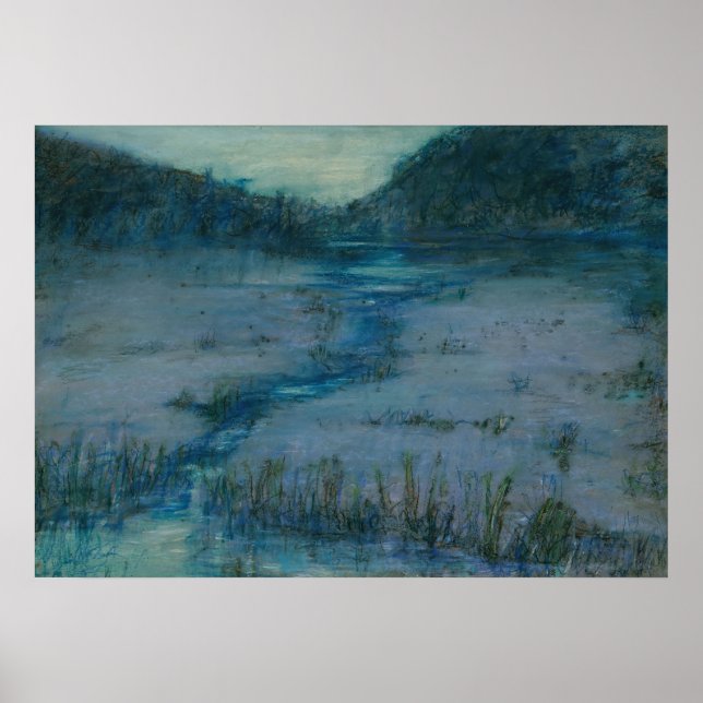 Marshlands at Sundown (ca. 1908) Alice Pike Barney Poster (Front)