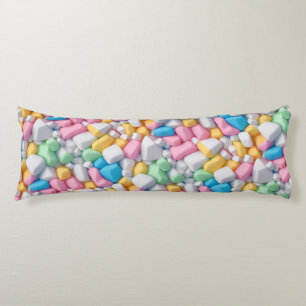 Marshmallow abstract body cushion