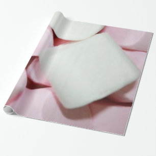 marshmallow artwork wrapping paper