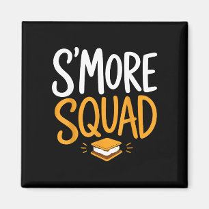 Marshmallow campfire camping s'mores  magnet