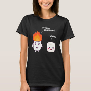 Marshmallow Campfire Roasting Chocolate Smore Camp T-Shirt