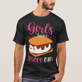 Marshmallow Camping Campfire Women Girls Have Smor T-Shirt