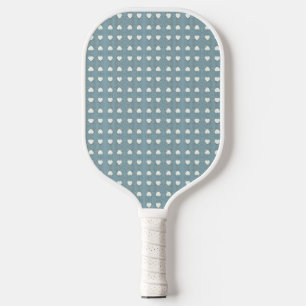 Marshmallow Hearts  Pickleball Paddle