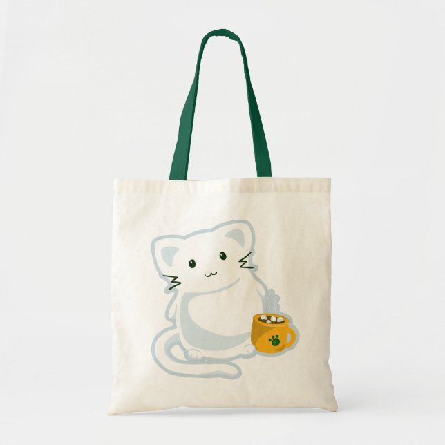 Marshmallow Kitn Tote Bag (Front)
