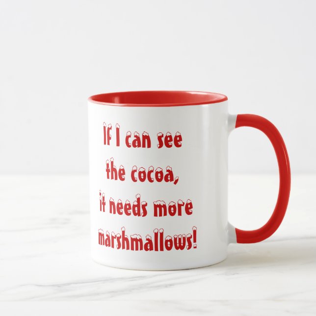 Marshmallow Lover Cocoa Mug (Right)