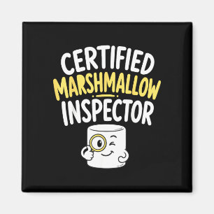 Marshmallow lover magnet