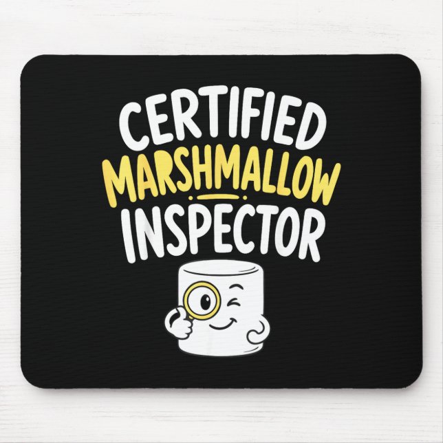 Marshmallow lover  mouse mat (Front)