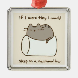 marshmallow metal tree decoration