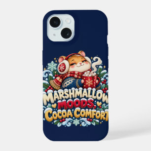 Marshmallow Moods Cocoa Comfort Hamster iPhone 15 Case