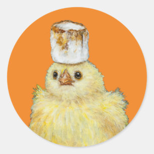 Marshmallow Peep stickers