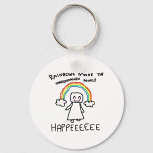 Marshmallow people part deux. key ring