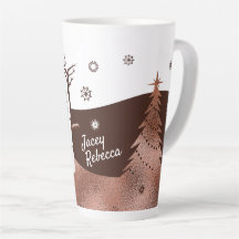Marshmallow Personalised Christmas Mugs