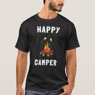 Marshmallow Sandwich Camper Smore Hiking Campfire T-Shirt