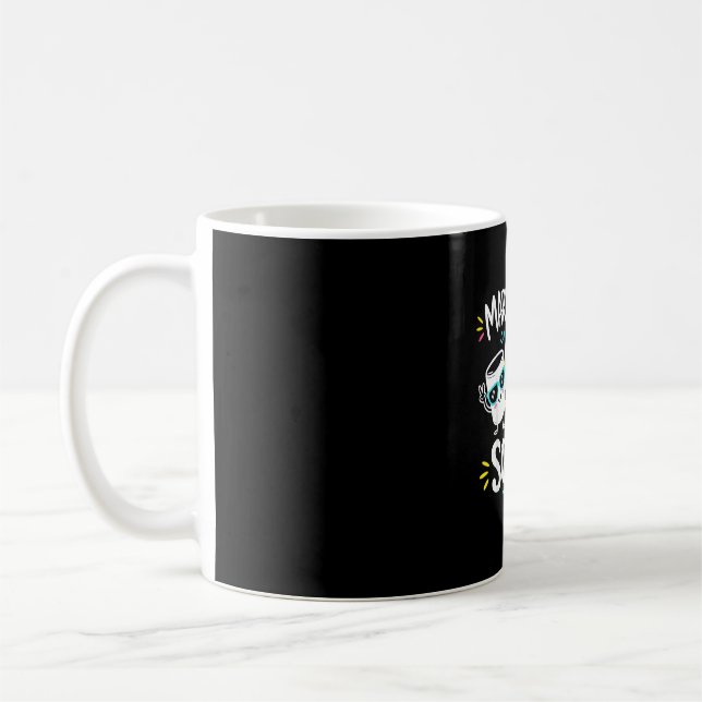 Marshmallow squad family campfire  coffee mug (Left)