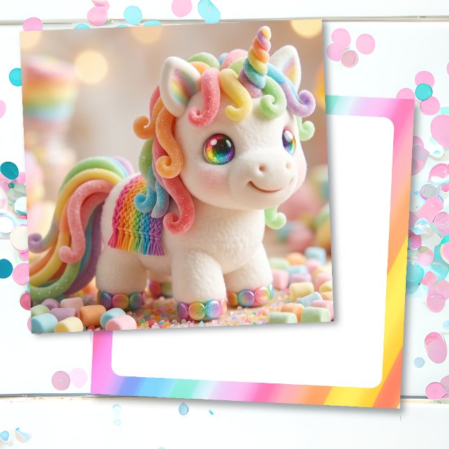 Marshmallow Unicorn and Pastel Candy Dream Card (Creator Uploaded)