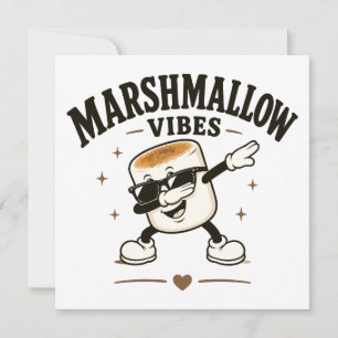 Marshmallow vibes invitation