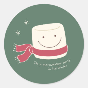 Marshmallow World Christmas Stickers