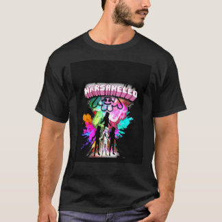 Marshmello Shadow Colours Graphic  T-Shirt