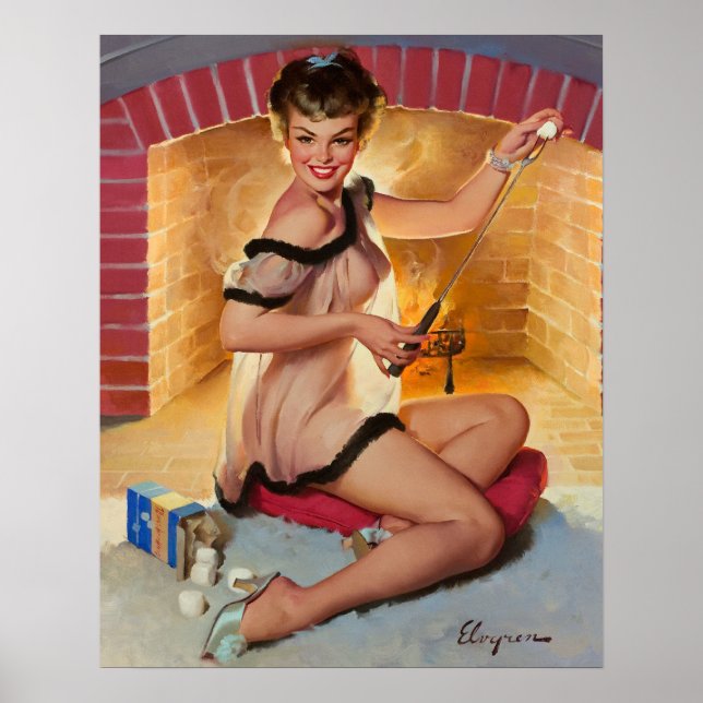 Marshmellow Party Pin Up Poster (Front)