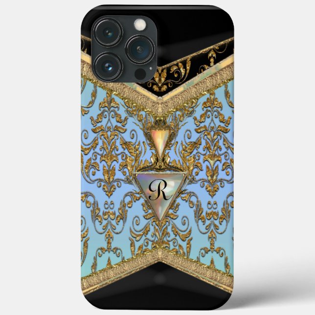 Marshwell Harlan Victorian  Monogram  Case-Mate iPhone Case (Back)